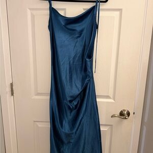 Boutique 1861 Elyse Royal Blue Cowl Neck Midi Dress